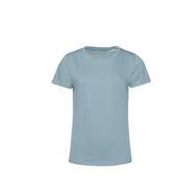 Load image into Gallery viewer, B&amp;C Womens/Ladies E150 Organic Short-Sleeved T-Shirt (Duck Egg Blue)