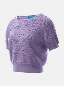 Tuck Stitch Pullover With Detachable Sleeves