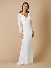 Load image into Gallery viewer, Lara 51072- Long Sleeve Beaded Gown