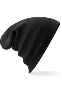 Beechfield Big Boys Junior Kids Knitted Soft Touch Winter Hat (Black)