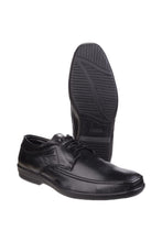 Load image into Gallery viewer, Mens Dave Apron Toe Oxford Formal Shoes - Black