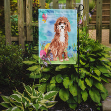 Load image into Gallery viewer, 11 x 15 1/2 in. Polyester Easter Eggs Cavapoo Garden Flag 2-Sided 2-Ply