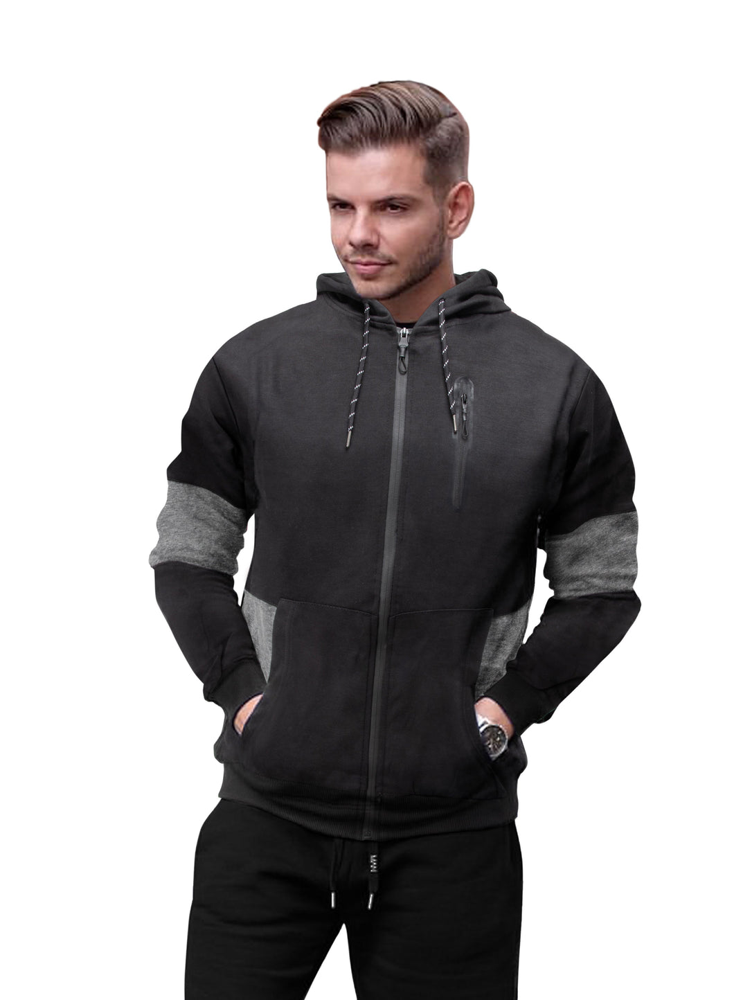 Cultura Full Zip Hooded Sweater