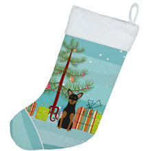 Load image into Gallery viewer, Merry Christmas Tree Manchester Terrier Christmas Stocking