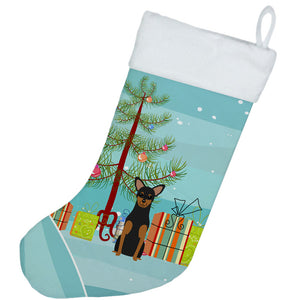 Merry Christmas Tree Manchester Terrier Christmas Stocking
