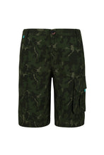 Load image into Gallery viewer, Regatta Kids Shorewalk Multi Pocket Shorts (Racing Green Camo)