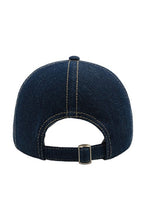 Load image into Gallery viewer, Action 6 Panel Chino Baseball Cap - Denim
