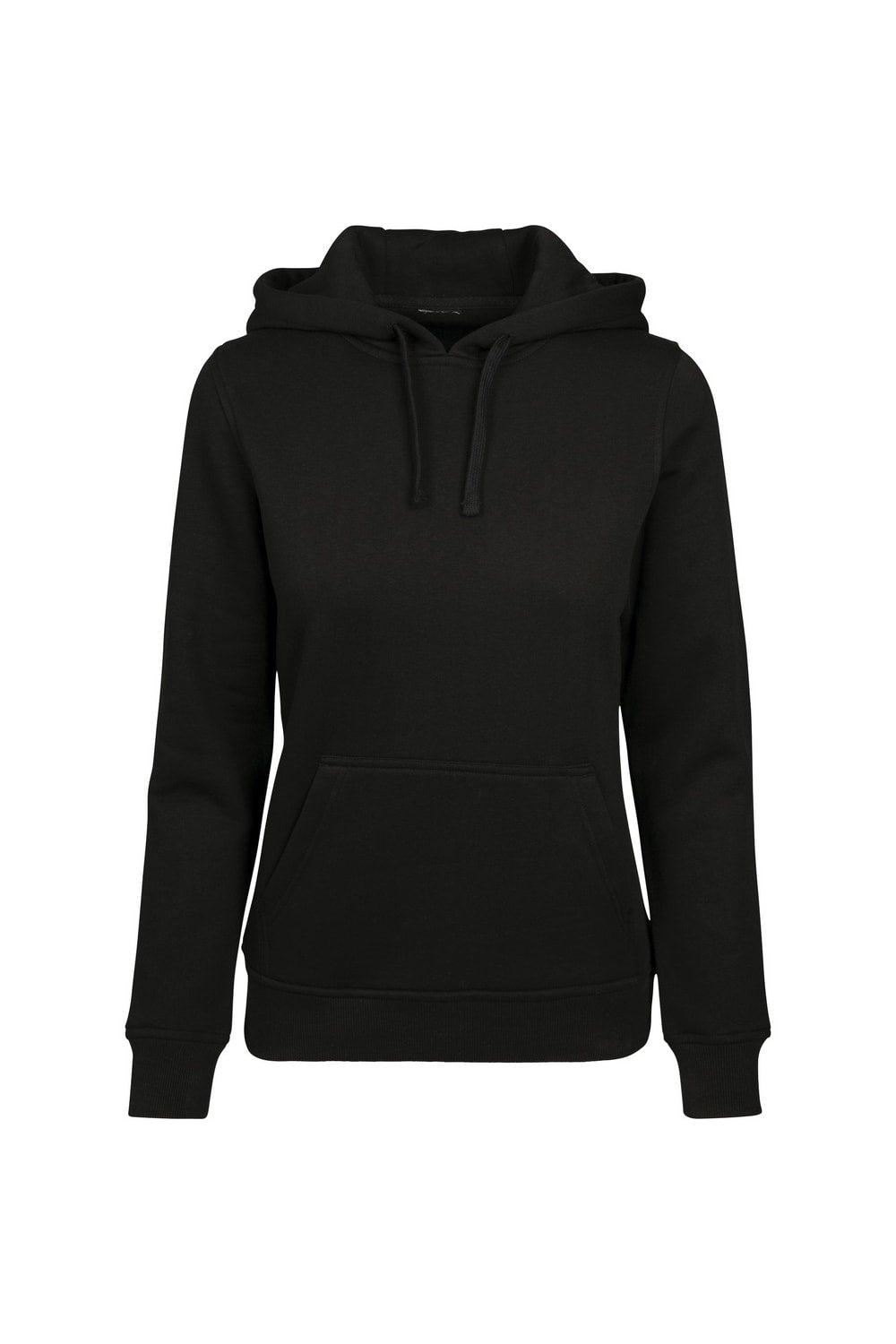 Build Your Brand Womens/Ladies Merch Hoodie (Black)