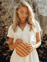 Load image into Gallery viewer, Matta Marie Handwoven Straw Clutch