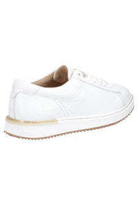 Womens/Ladies Sabine BouncePLUS Leather Lace Up Sneaker - White Leather