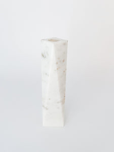 White Marble Mother of Pearl Candle Holders