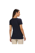 Load image into Gallery viewer, Womens/Ladies Filandra III Graphic T-Shirt - Navy/Silver