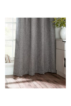 Load image into Gallery viewer, Furn Harrison Pencil Pleat Faux Wool Curtains (Pair) (Gray) (90x90in)