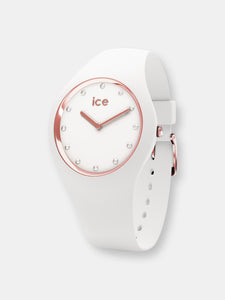 Ice-Watch Women's Cosmos 016300 White Silicone Quartz Fashion Watch