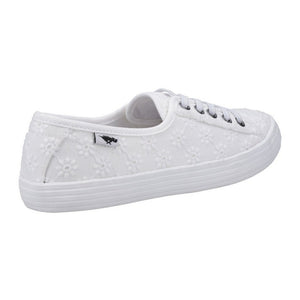 Womens/Ladies Chow Chow Fortune Sneaker (White)