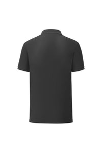 Fruit Of The Loom Mens Iconic Pique Polo Shirt (Black)