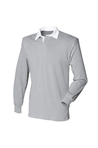 Front Row Mens Long Sleeve Sports Rugby Shirt (Slate Grey)