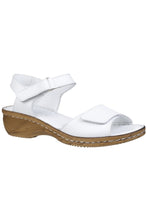 Load image into Gallery viewer, Fleet &amp; Foster Linden Touch Fastening Sandals - White