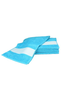 A&R Towels Subli-Me Sport Towel (Aqua Blue) (One Size)