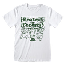 Load image into Gallery viewer, Star Wars Mens Protect Our Forests Ewok T-Shirt (White)