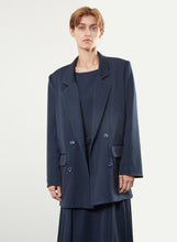 Load image into Gallery viewer, Oversized Blazer - Dark Charcoal