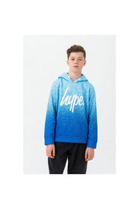 Boys Speckle Fade Hoodie - Blue