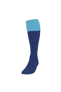 Precision Childrens/Kids Turnover Football Socks (Navy/Sky Blue)
