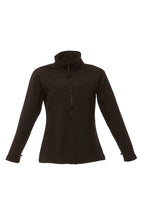 Load image into Gallery viewer, Regatta Ladies Uproar Softshell Wind Resistant Jacket (All Black)