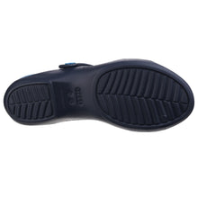 Load image into Gallery viewer, Womens/Ladies Cleo V Sandals - Navy/Ultramarine