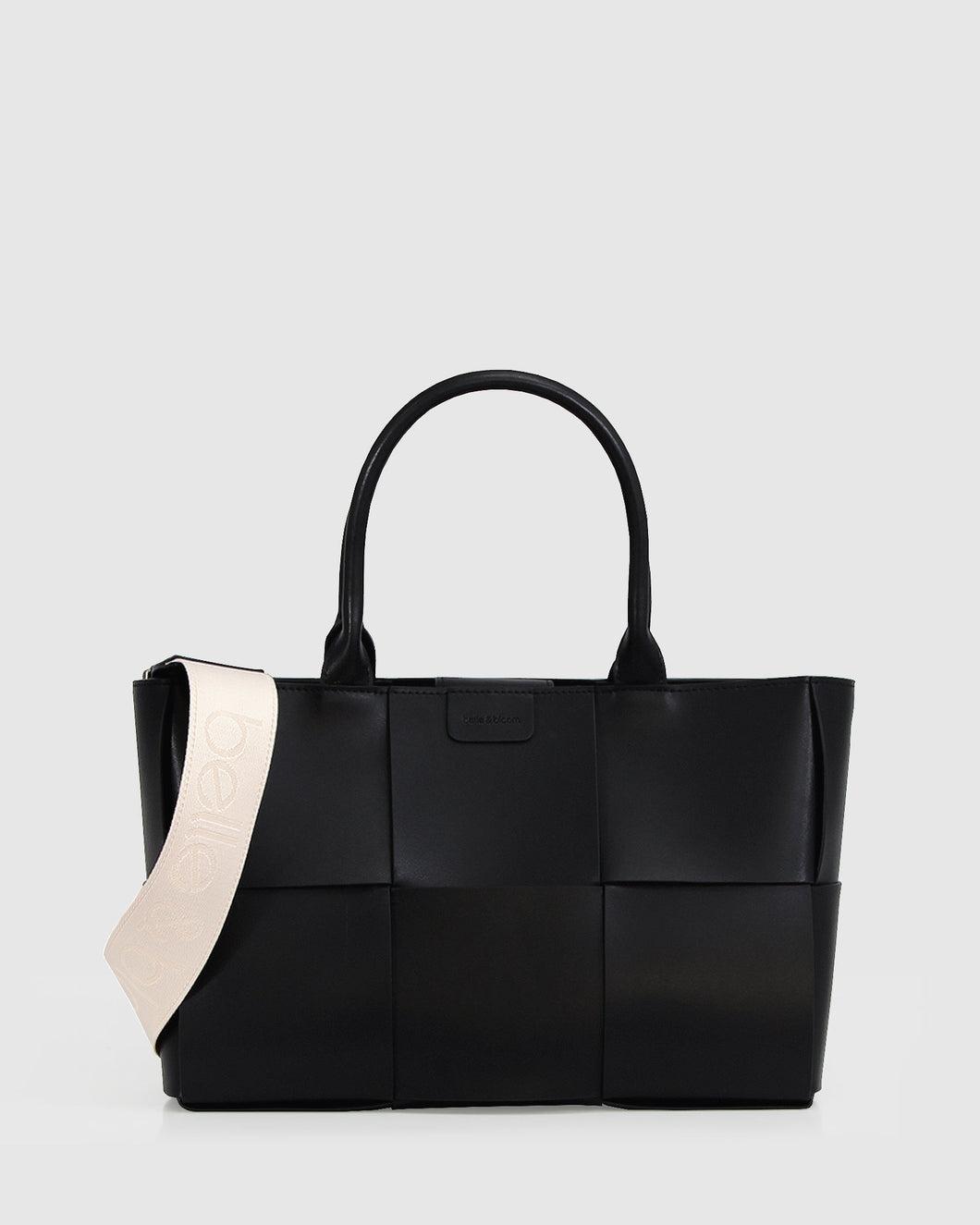 Long Way Home Woven Tote - Black