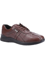 Load image into Gallery viewer, Mens Cam 2 Leather Sneakers - Brown