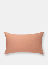 Load image into Gallery viewer, Cowrie Embroidered Lumbar Pillow in Sandalwood