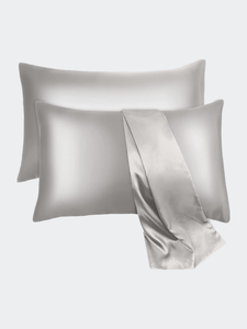 2 Pack of Soft Cooling Satin Pillowcases