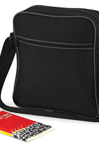 Retro Flight / Travel Bag 1.8 Gallons- Black/Dark Graphite