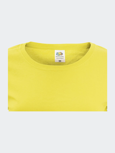 Womens/Ladies Short Sleeve Lady-Fit Original T-Shirt - Yellow