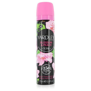 Yardley Blossom & Peach by Yardley London Body Fragrance Spray 2.6 oz