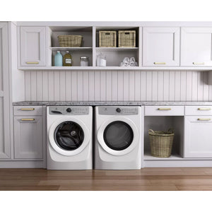 8.0 Cu. Ft. White Electric Dryer