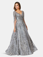Load image into Gallery viewer, Lara 29469 - Long Sleeve Lace Ballgown