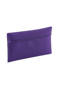 Quadra Classic Zip Up Pencil Case (Purple) (One Size)