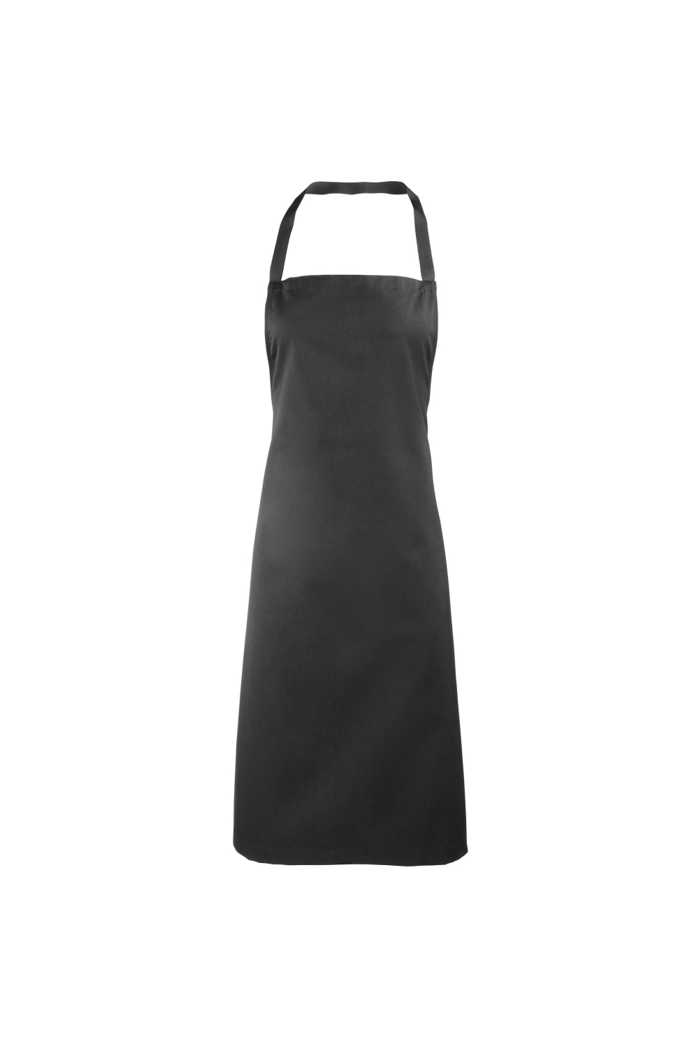 Premier Ladies/Womens Apron (no Pocket) / Workwear (Pack of 2) (Black) (One Size)