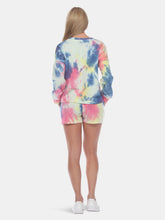 Load image into Gallery viewer, Tie Dye Lounge Top &amp; Shorts Set
