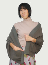 Load image into Gallery viewer, Everyday Cape Cardigan - Khaki