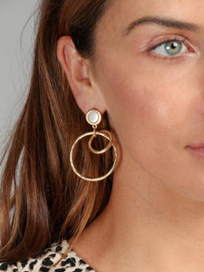 Going In Circles Statement Earring