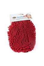 Load image into Gallery viewer, Scruffs Noodle Dog Drying Mitt (Burgundy) (One Size)