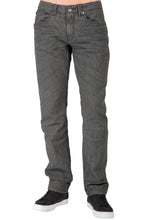 Load image into Gallery viewer, Men&#39;s Slim Straight Premium Jeans Light Black Stretch Twill Stone Wash