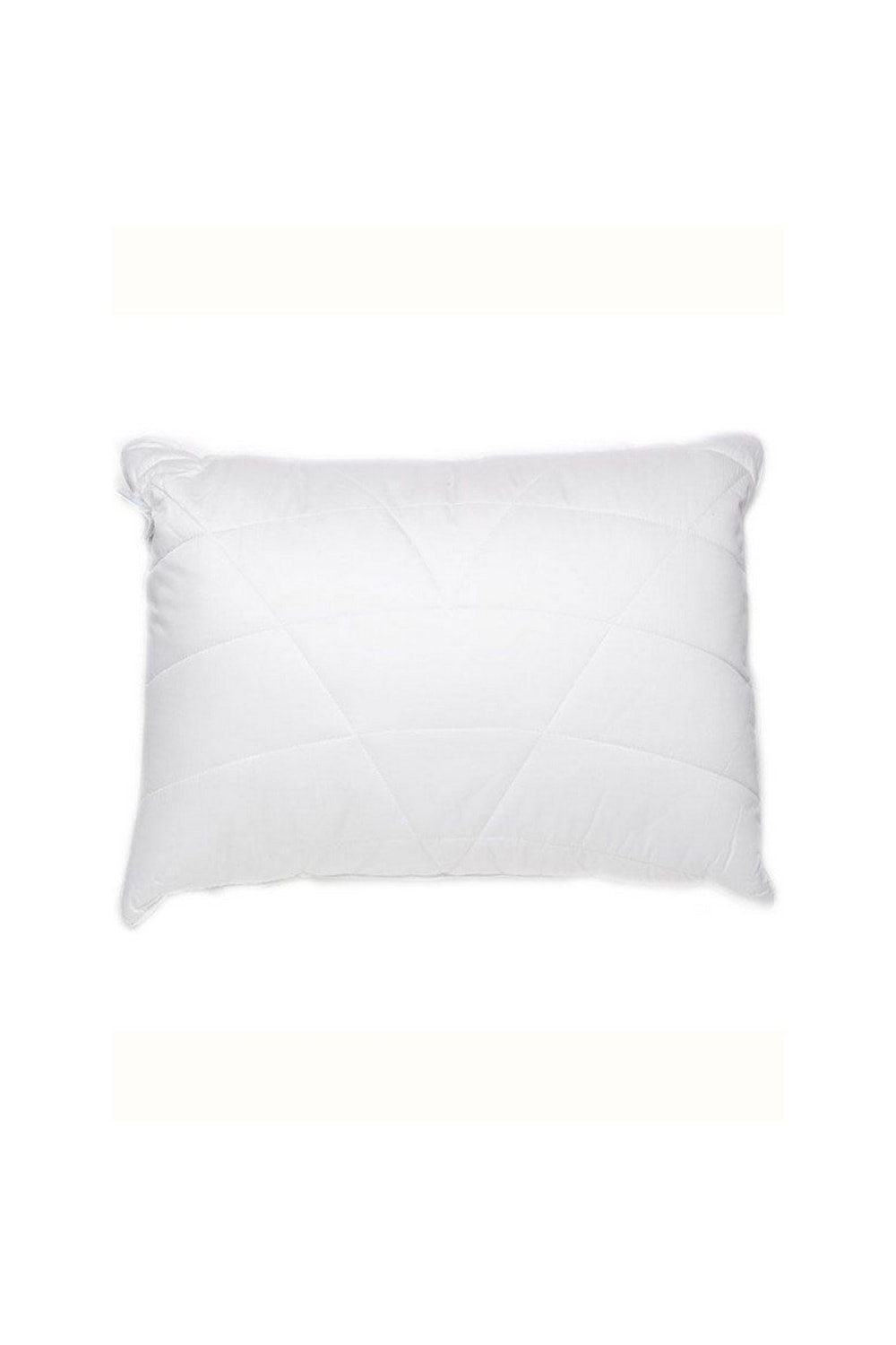 Quilted Bamboo Pillow - White