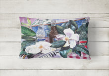 Load image into Gallery viewer, 12 in x 16 in  Outdoor Throw Pillow Barq&#39;s and Magnolia Canvas Fabric Decorative Pillow