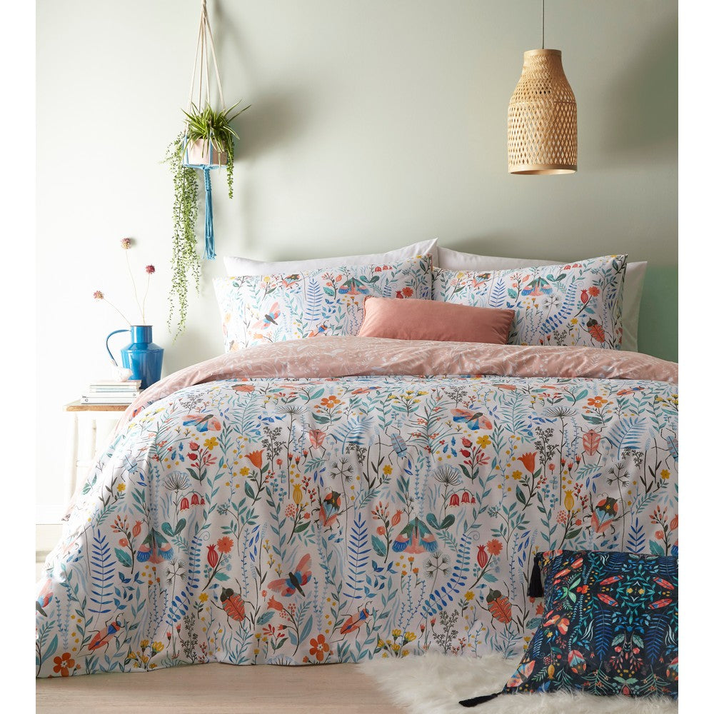 Furn Mini Nature Duvet and Pillowcase Set (Multicolored) (King)