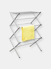 Load image into Gallery viewer, Sunbeam 3 Tier Rust-Proof Enamel Coated Steel Collapsible Clothes Drying Rack, Grey