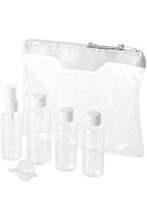 Load image into Gallery viewer, Munich Airline Approved Travel Bottle Set -Transparent/White